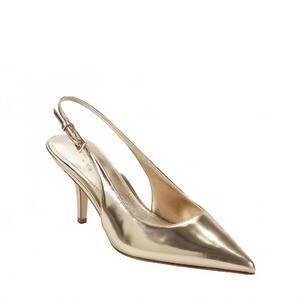 NEW MARC FISHER women's dorie slingback pump in gold